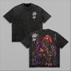 Bleach Yoruichi Shihoin T-shirt Kisuke Urahara Vintage Washed Oversized T Shirt Men Women Clothing Short Sleeve Cotton Tees Tops