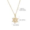 Modern Sunflower Pendant Necklace Trendy Flower Pendant Necklace Accessory Ideal for Dates and Special Occasions