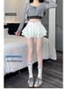 Hot Girl High Waist Ballet Style Skirt Pants: Puffy A-line, Anti-Exposure, Super Short