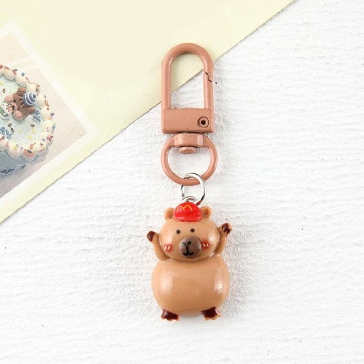 Chaveiro Prático com Charme de Personagem Capivara com Acessórios de Moda Mistos Portátil para Viagens e Festas