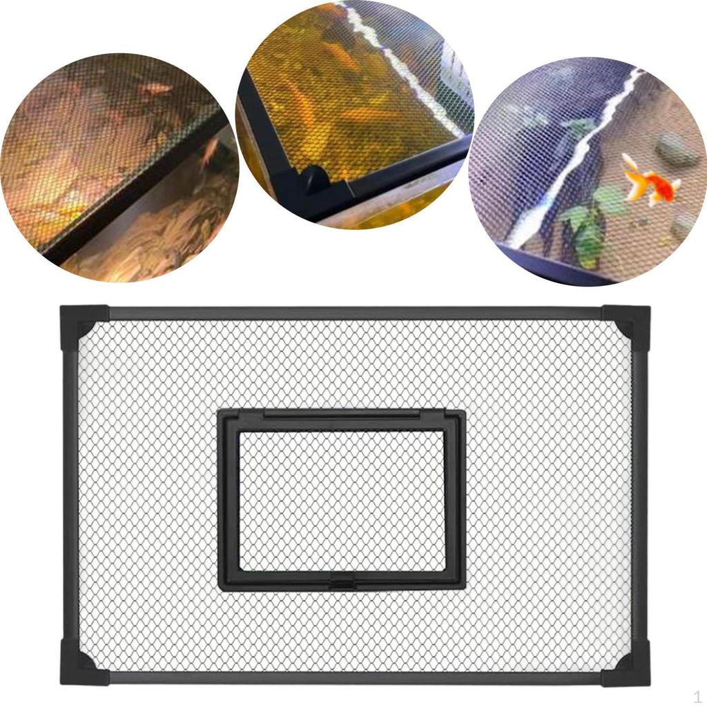 Tank Cover, Net Cover For, Self-Assembly, , DIY, 6mm Anti-Jump Mesh Lid with .