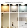Recessed LED Ceiling Spotlight: Three-Color 7.5-Inch Aisle Light with Cow Eye Design