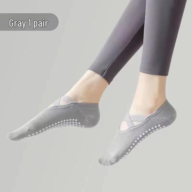 Women's Non-Slip Breathable Yoga & Pilates Socks - Shock-Absorbing & Sweat-Wicking for Dance & Sports