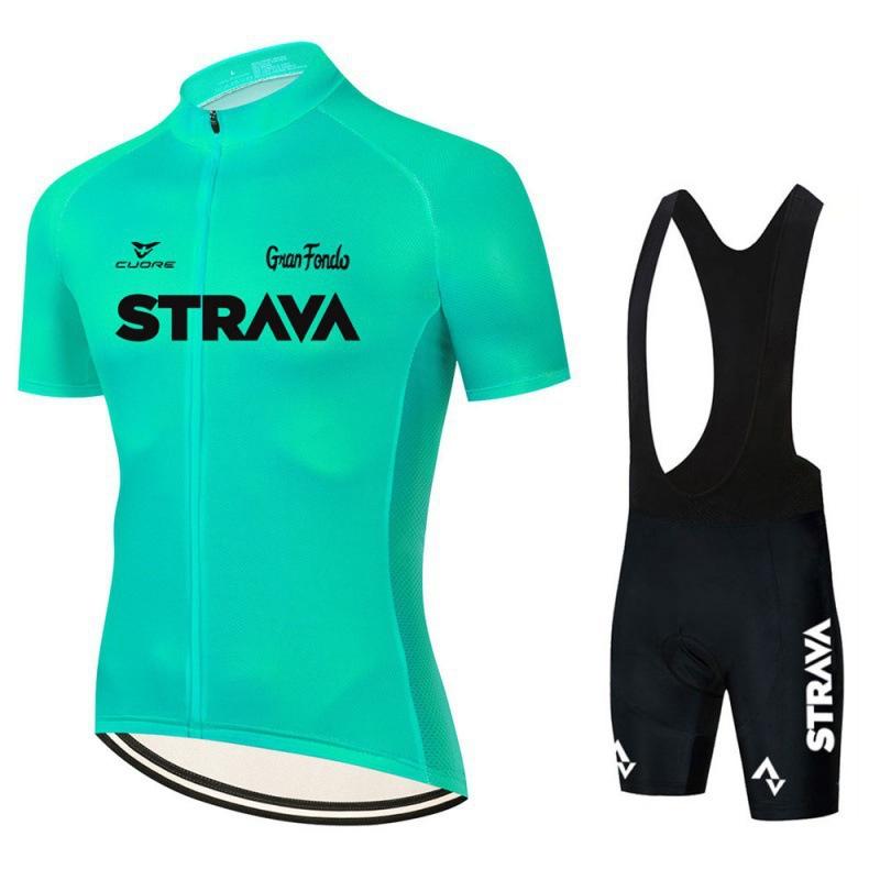 Foreign Trade Hot-selling Short-sleeved Cycling Suit Men's Tight-fitting Bicycle Downhill Suit Outdoor Quick-drying Breathable Mountain Bike