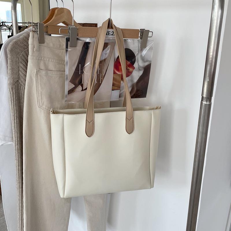 Popular new trendy commuter big bag simple large capacity messenger bag women's versatile shoulder tote bag