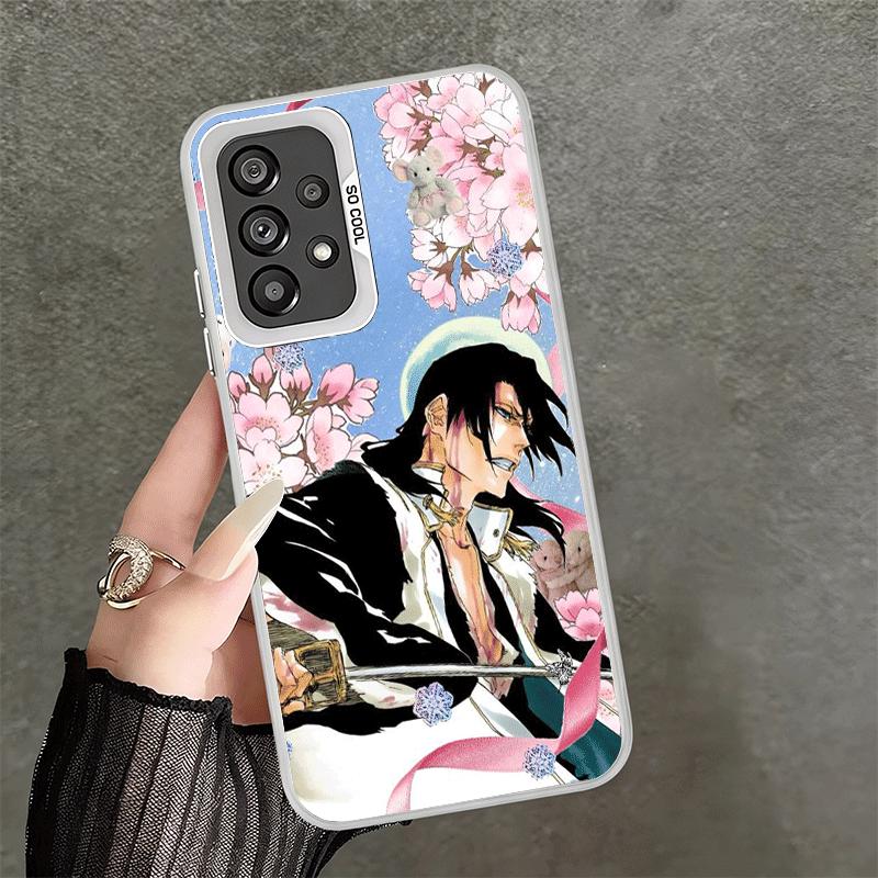 Bleach Kuchiki Byakuya Soft Phone Case for Samsung A17 A16 A15 A14 A13 A57 A56 A55 A54 A53 A37 A36 A35 A34 A33 A26 A25 A24 A23 A