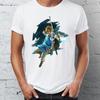 Summer Men's Short Sleeve T-shirt Breath Of The Wild Link Artsy Zelda Gaming Tshirt