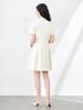 Women's Summer High-End Double-Breasted Slimming Suit Dress with Turn-Down Collar