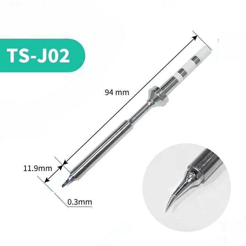 TS Series Soldering Iron Heads Anti-Oxidation Wear Resistant TS-K KU ILS C4 JL02 BC2 Fit TS100 Pine64 for Electronic Maintenance