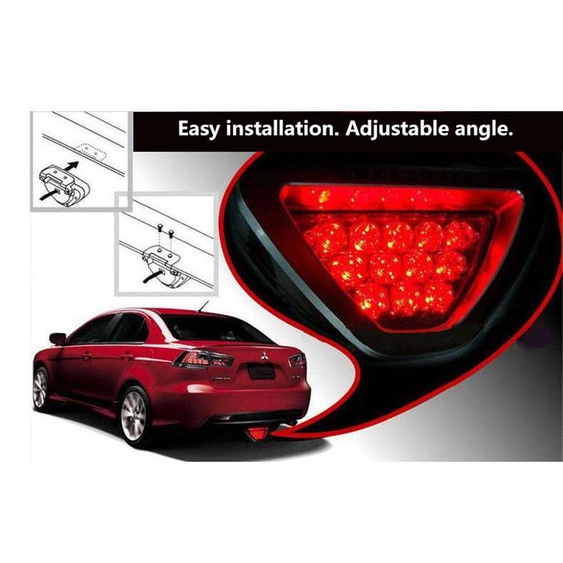 Triangle Brake Light Led Navigation Light Universal Triangle Light Flashing Flash Fit Rear Bumper Anti Rear End Collision Light