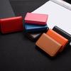 Faux Leather Business Card Holder with Magnetic Closure Slim Compact Size Portable Business Card Carrier Name Card Organizer
