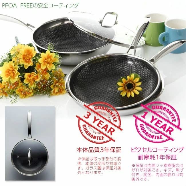 Apide Giaretti PIXEL Frying Pan 20cm with Glass Lid GR-PX20FG