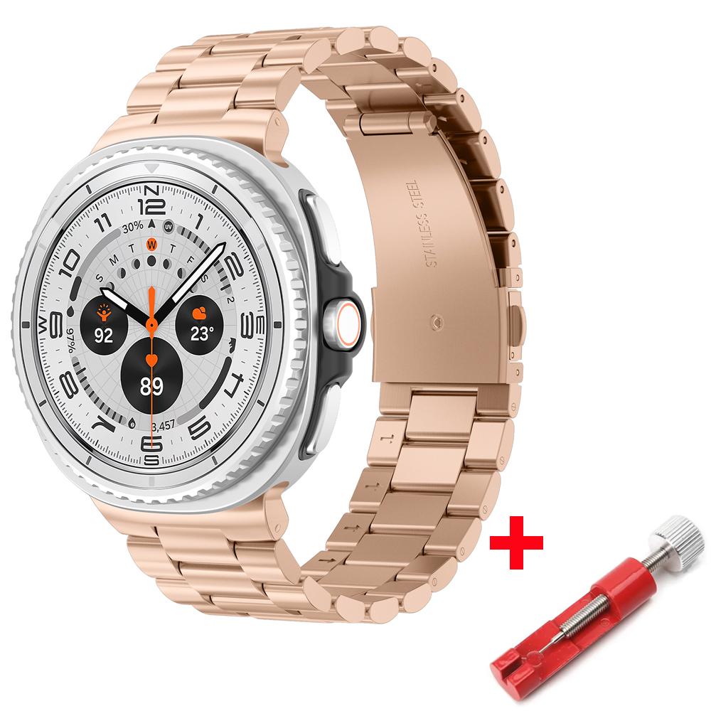 Luxury band for Samsung Galaxy watch 8 strap 40mm 44mm Stainless Steel Metal Bracelet correa Samsung galaxy watch 8 classic 46mm