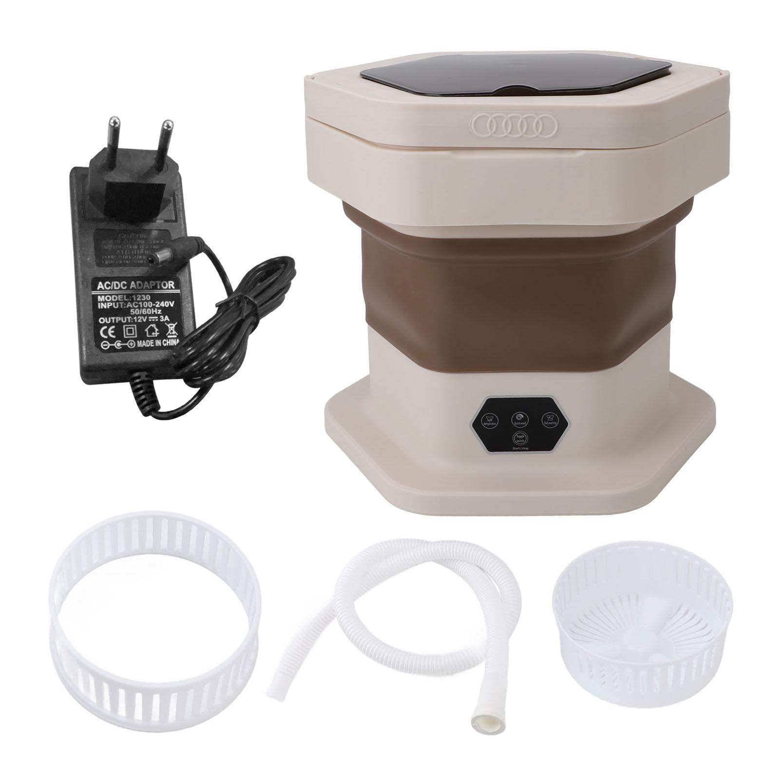 

Portable Washing Machine Washing and Dehydration Multifunctional Foldable Washer for Apartments хакі