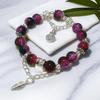 Daisy Popcorn Beaded Bracelet: Elegant Women's Hand Jewelry
