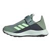Adidas Voyager 21 Slip-On Comfortable Casual Durable Breathable Low-Top Outdoor Shoes Kids Shoes Green Gray Black IE7628