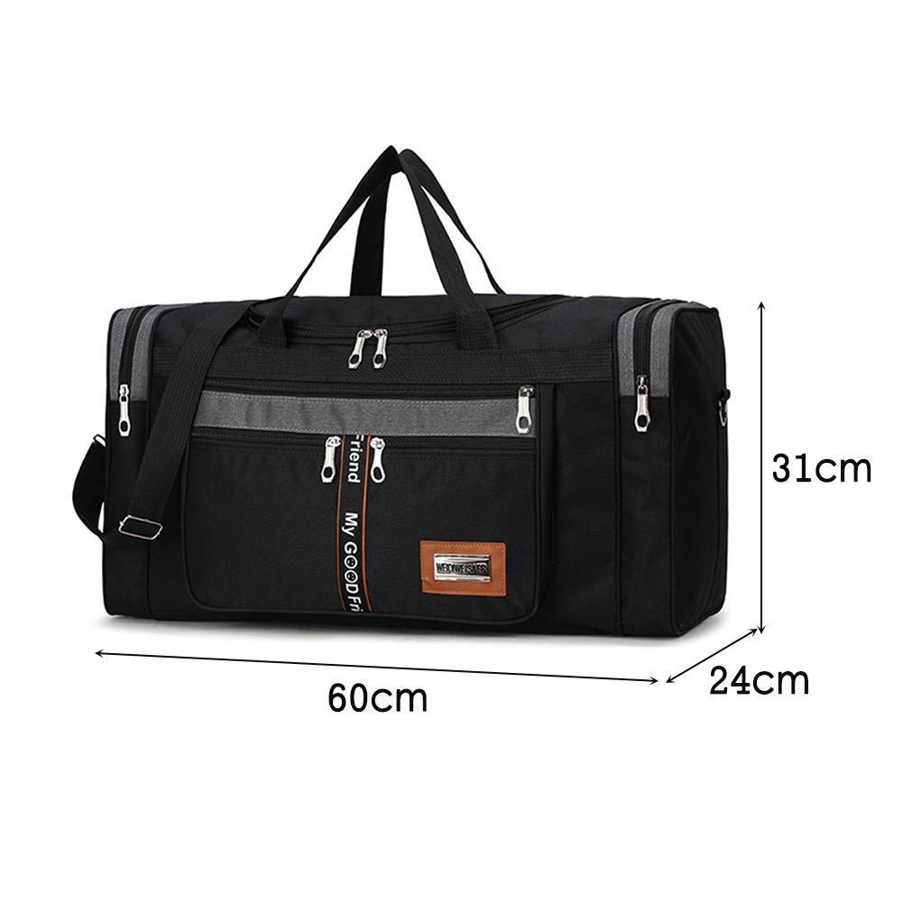 Oxford Menn Treningsvesker Sportsryggsekk Stor kapasitet Sportsryggsekk Bagasjeveske Fitnesstrening Utendørs reise Duffle Sportsbag