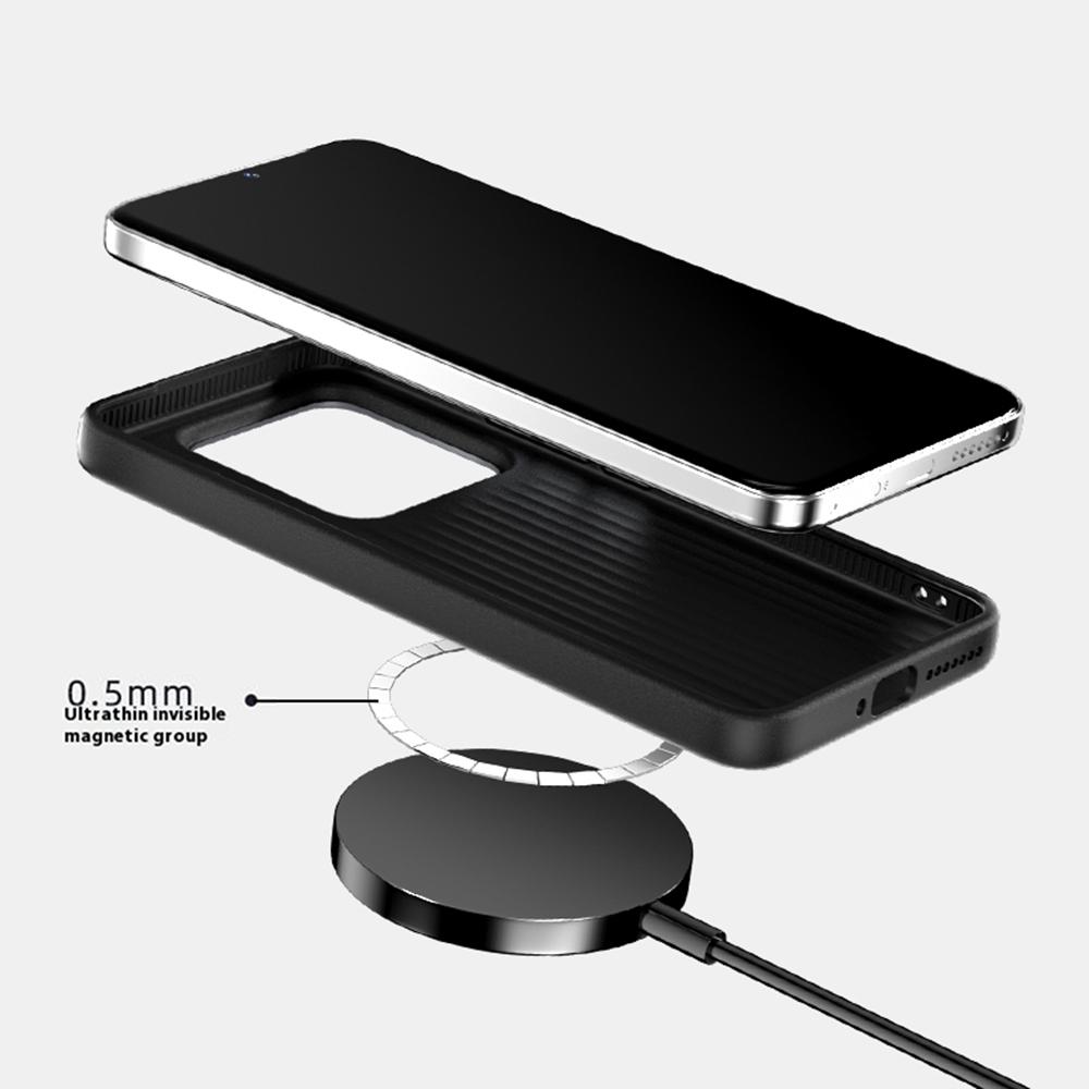 ABEEL For Xiaomi 15 Pro Case Compatible with MagSafe Textured Micro-Embossing Back Cover