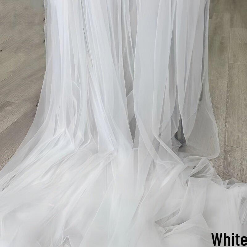 Spring-Themed Green Gauze Curtain for Kindergarten and Outdoor Wedding Decorations