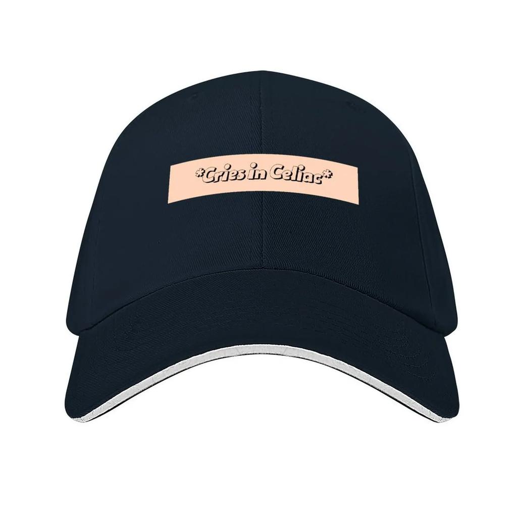 *Weint in Zöliakie* Glutenunverträglichkeit Humor Baseballkappe Sonnenhut Schirmmütze Snapback-Mütze Golfkappe Für Unisex Damen