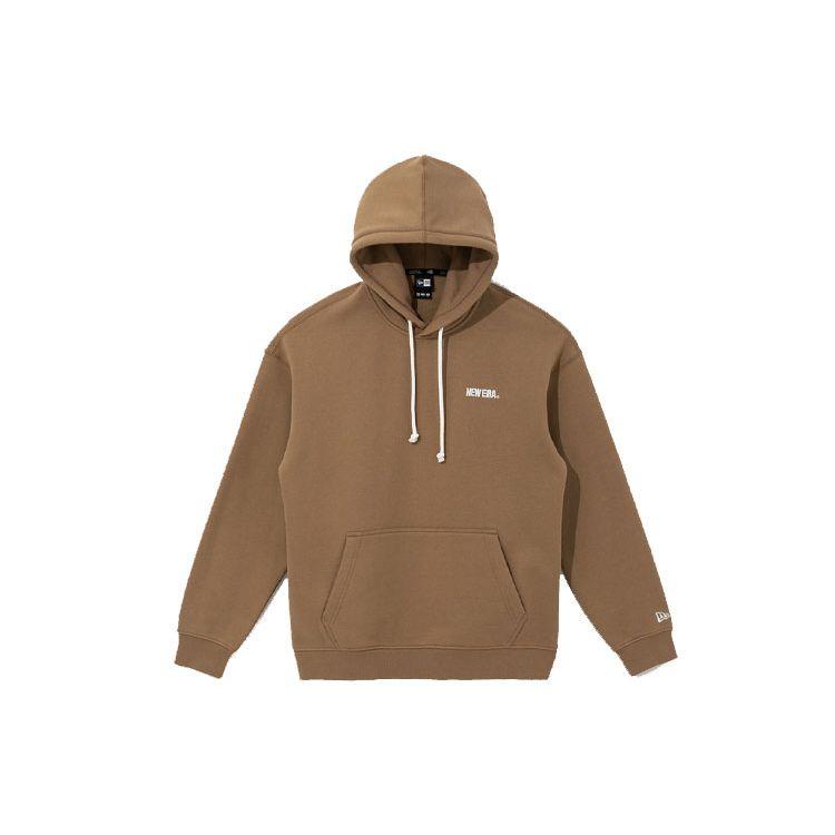 New Era Felpa Basic Ricamata Monocolore FW21 Unisex Felpa Marrone 12866582