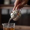 110ml Chinese Small Capacity Handmade Ceramic Teapots Hand-painted Flower Porcelain Tea Pot Household Kettle Travel Tea Set