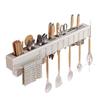 No-Drill Stainless Steel Kitchen Knife & Utensil Organizer Rack