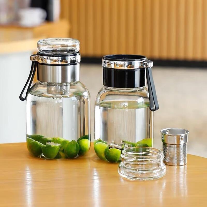 Tea Infuser Glass Bottle