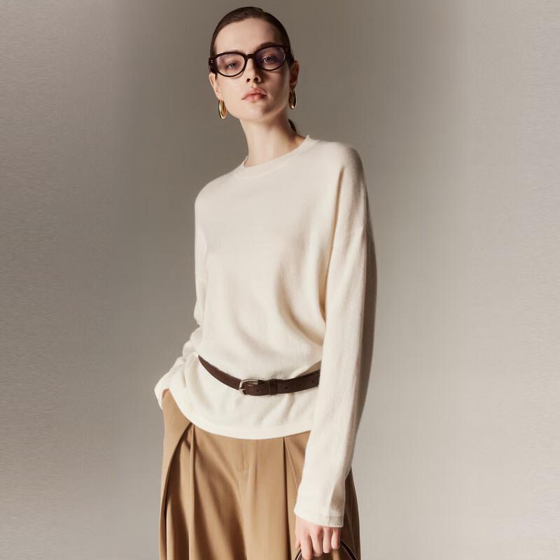 

Palo Women s 100% Cashmere Loose-Fit Round Neck Sweater L (165/105)