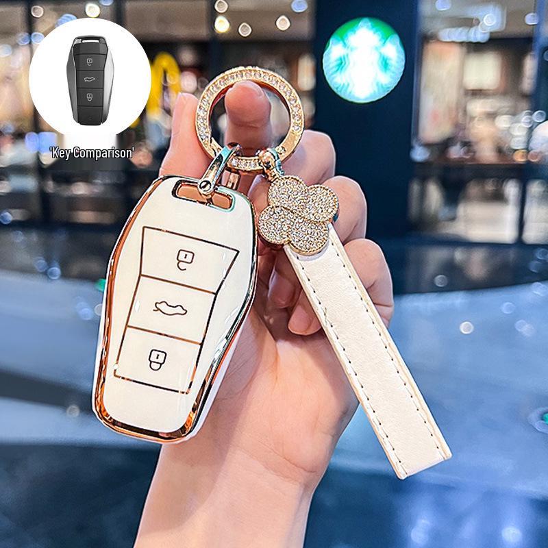 Compatible Key Case for JAC Yiwei 3, Aipao T, Sihao e10x, Huaxianzi X8Plus, and Car A5 Models (2023)