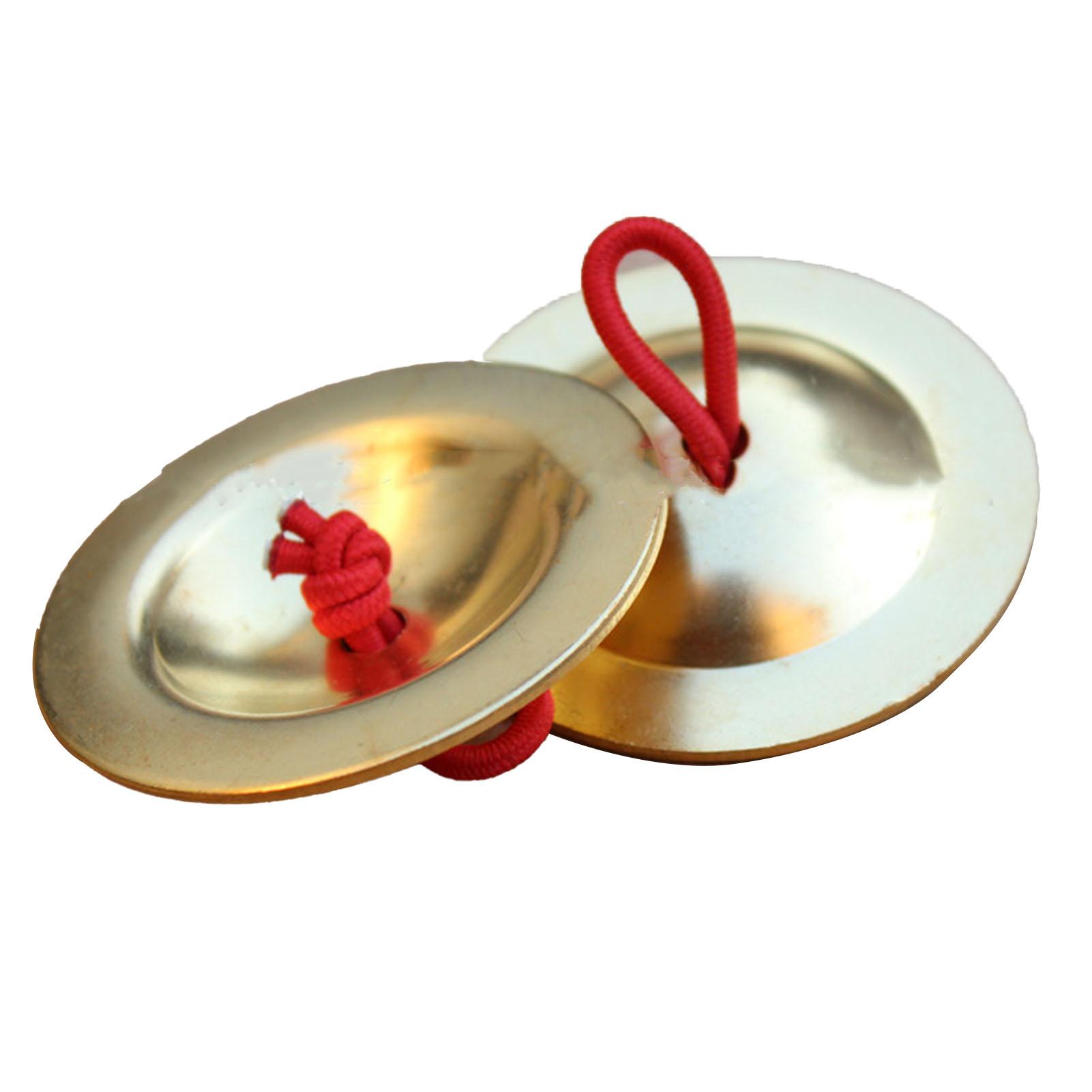 

2 шт. пальчиковые тарелки медные удобные для захвата пальчиковые колокольчики инструмент для танцевальной вечеринки праздник