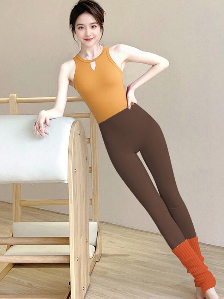 Women's Beautiful Back Strappy Yoga Tank with Padded Chest - New 2026 Slimming Pilates Fitness Top