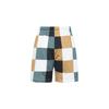Jordan Plaid Patchwork Logo Print Straight Shorts Men Bottoms Multicolor DQ8348-384