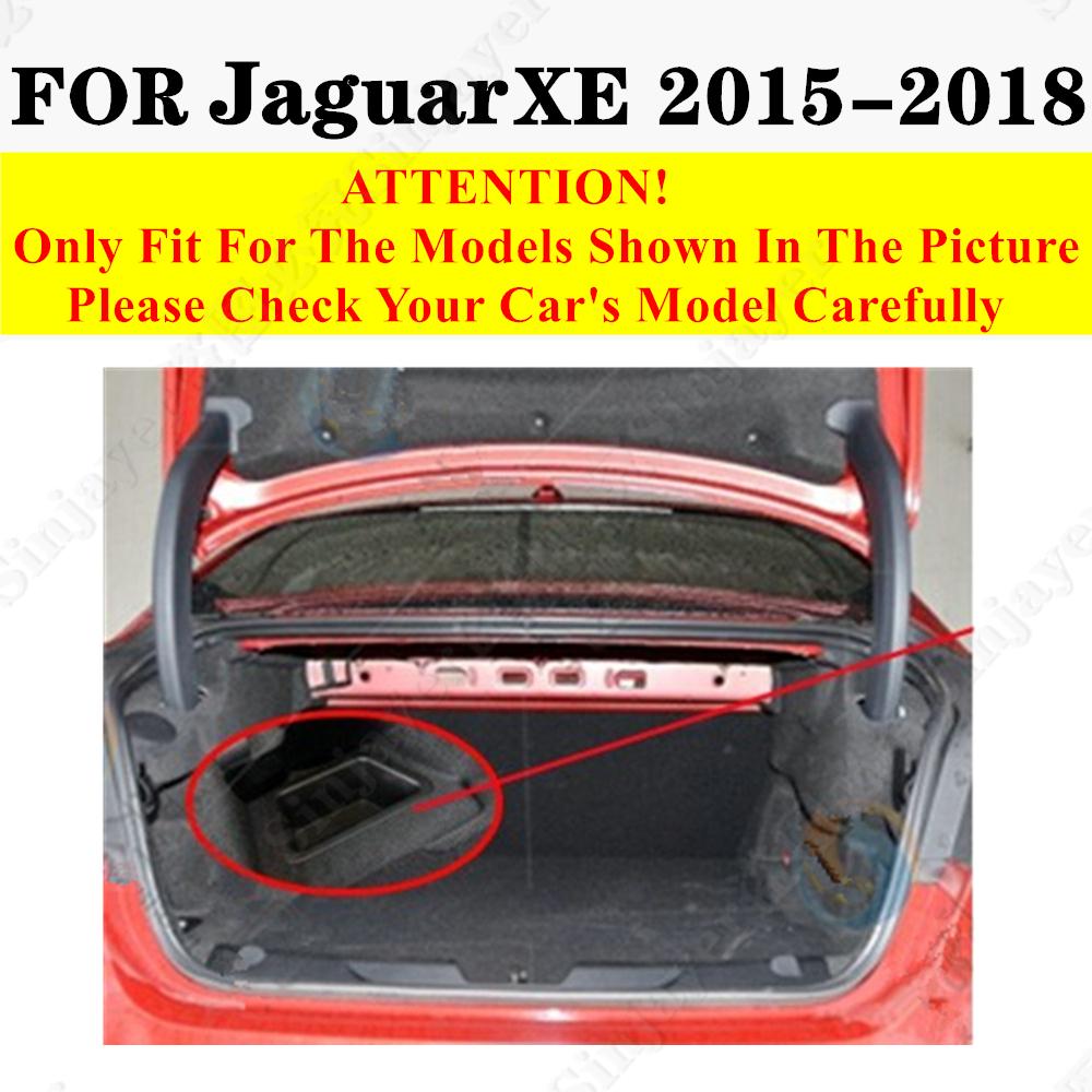 Sinjayer Car Trunk Mat Waterproof AUTO Tail Boot Carpets Flat Side Rear Cargo Cover Pad Liner Fit For Jaguar XE 2015 2016 17