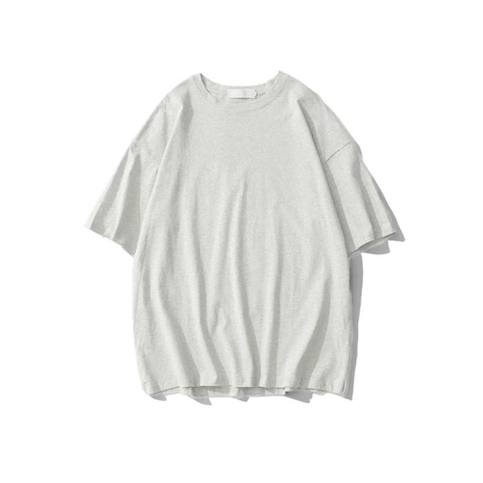 Sommer Einfarbig Reine Baumwolle T-Shirts Damen Harajuku Übergroß Kurzarm Y2k Tops Unisex Koreanische Streetwear Lässig Basic T-Shirt Weiblich Gute Qualität