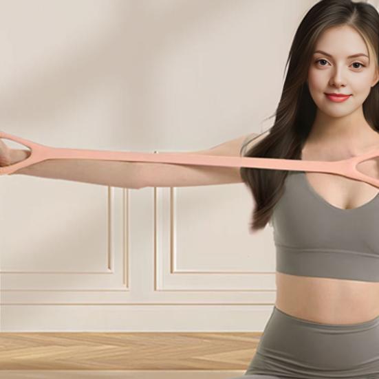 Figure 8 Fitness Resistance Band with Handle Anti-slip Men Women Chest Expander Elastic Strap Arm Back Shoulder Stretch Yoga Tension Rope