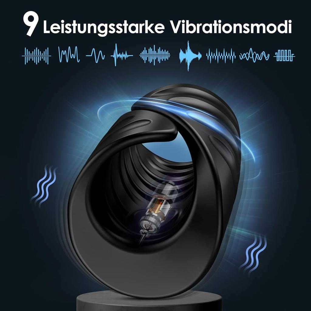 Electric Masturbator Trainer Vibrator App Control Masturbating Men with 9 Vibration Modes 2 In 1 Sex Toy Glans Stimulator Sex Toy for Men Couples