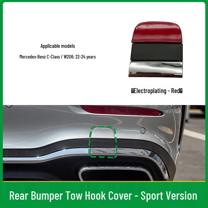 Mercedes C-Class W206 Sport Front Bumper Tow Hook Cover 2068854304
