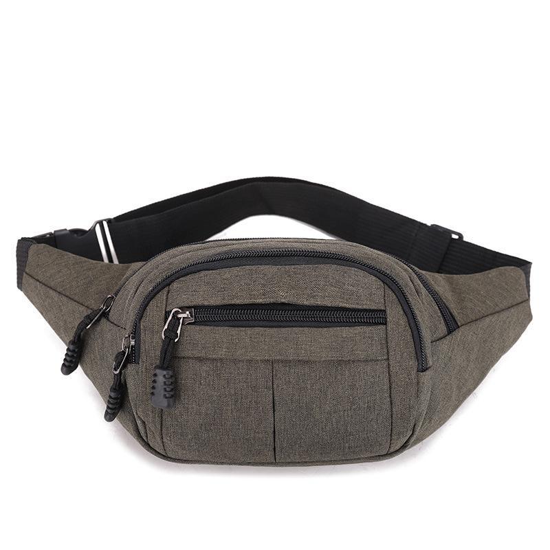 Fanny pack Men's casual bag New men's shoulder chest bag Lightweight sports travel bag Men's messenger bag