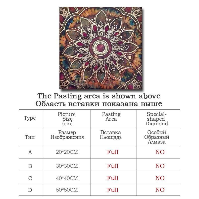 

HUACAN 5d diy broderies diamants Мандала домашний декор Алмазная мозаика алмазная живопись полная алмазная вышивка стразами Full round 20*20 cm
