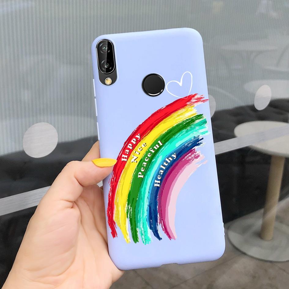 For Huawei P20 Lite Case Phone Cover Cute Love Heart TPU Protective Bumper Shell For Huawei P20 Lite ANE-LX2 Nova 3E Soft Fundas