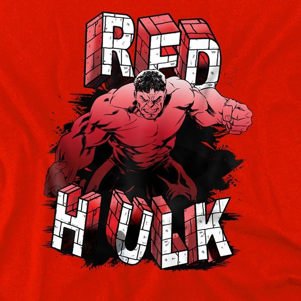 Captain America: Brave New World Childrens/Kids Red Hulk Brick Pull Over Hoodie