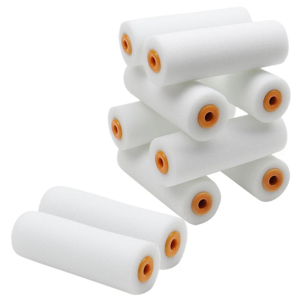 10 pcs Sponge Paint Roller Small Paint Roller Covers Replacement Paint Roller Nap