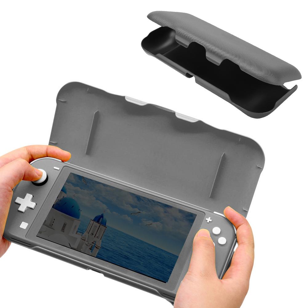 Game Machine Dustproof Drop Resistant Protective Cover Handheld Console Protection Shell for SwitchDark Gray