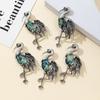 Summer Vintage Animal Pin With Shell Material For Unisex Fashion