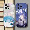 Rem R-Re Anime Z-Zero iPhone Case For 17 Air 16 Pro Max 16e 15 Plus 14 13 12 11 Back Protector Cover