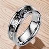 Titanium Steel Gear Ring for Men - Fashionable European & American Jewelry