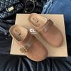 Fashion Shoes Cover Toe Ladies' Slippers Slipers Women 2025 Spring Retro Slides Shoes Cover Toe Woman's Slippers Slides 2025 Spring