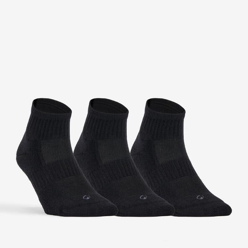 Decathlon RS500 Adult Tennis Badminton Socks 3-Pack