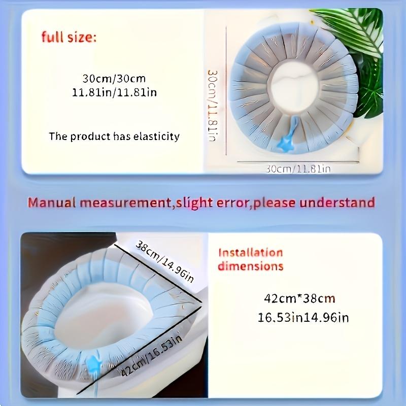 Waschbares Toilettensitzkissen, Dicke Bequemlichkeit, Zweifarbig, Universelle Passform, mit Leicht zu Reinigen für Heim- und Gewerbenutzung